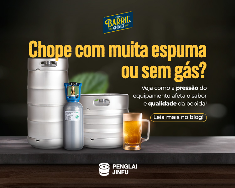 Chope com muita espuma ou sem gás?